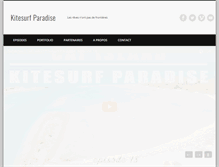 Tablet Screenshot of kitesurfparadise.net